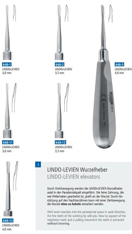 Rothävel Lindo-Levien 3mm rak 15,5cm
