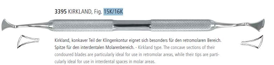 Paradontalkniv Kirkland molar