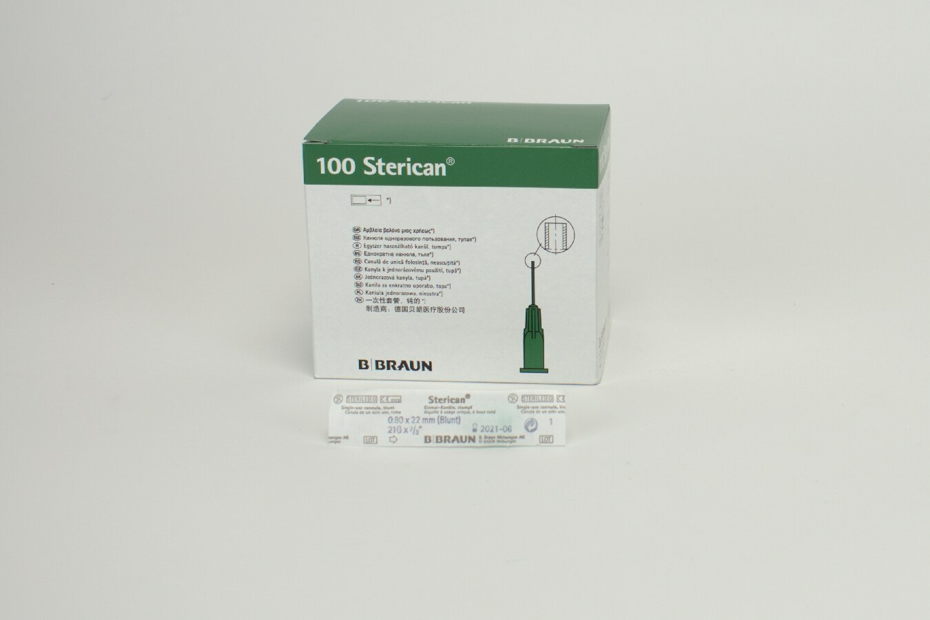 Spolkanyl Sterican 21G 0,80x22mm 7/8" 100st