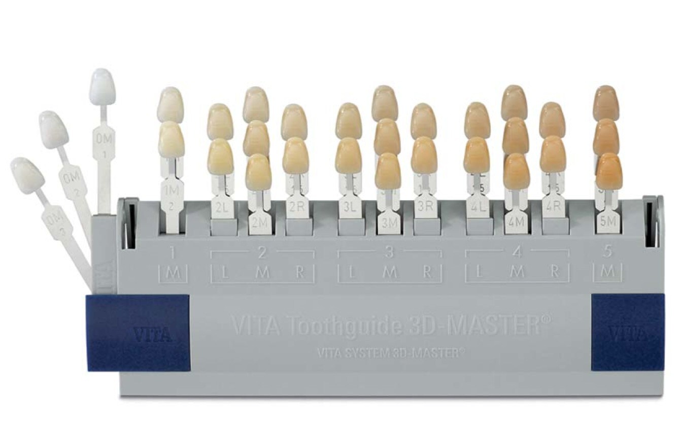Färgskala Vita 3DMaster inkl bleach Dentalringen