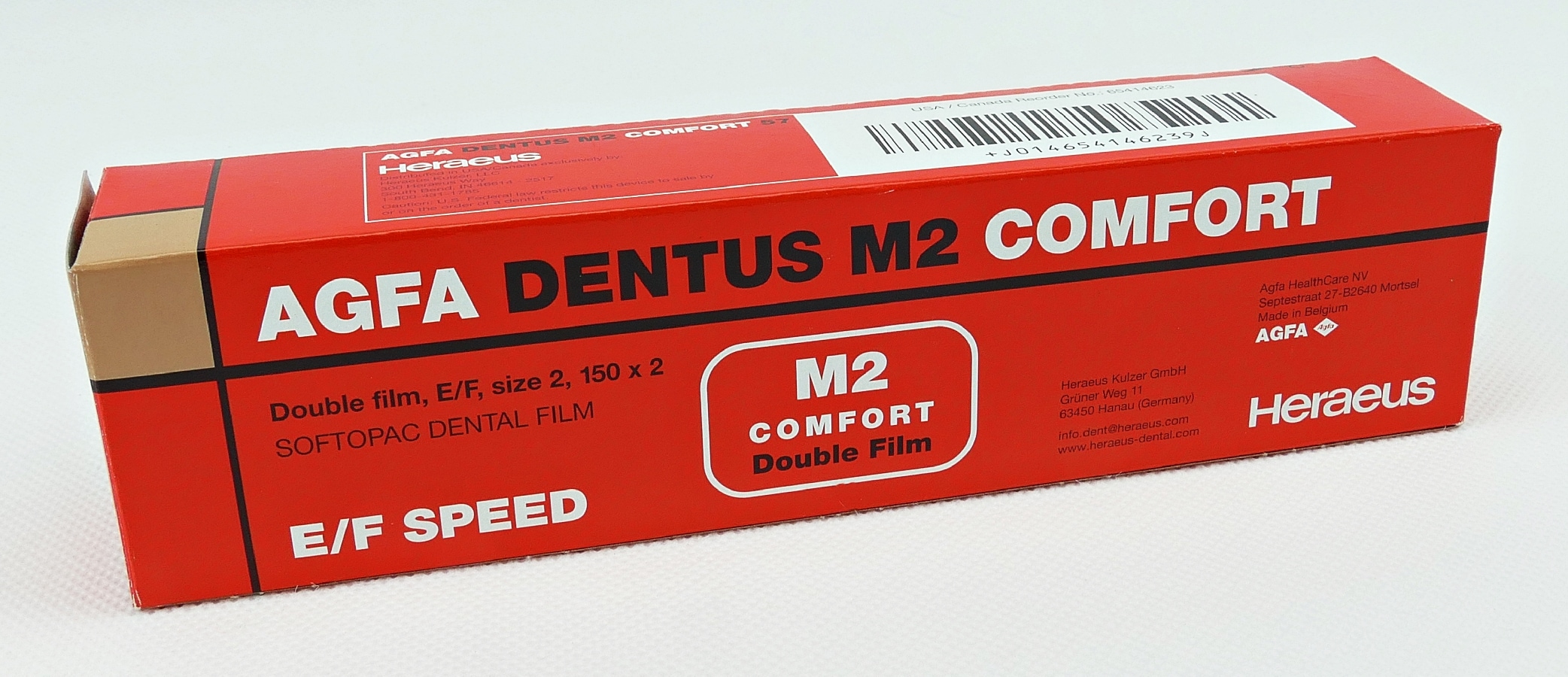 Röntgenfilm AGFA Dentus M2 dubbel vuxen 150st