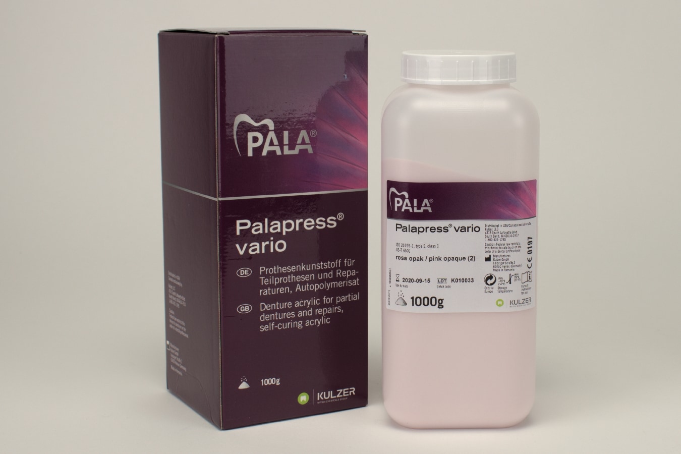 Palapress Vario pulver rosa-Opak 1000g