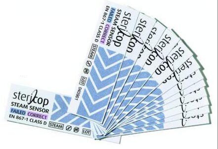 Test för autoklav Indikatorstrips 200st