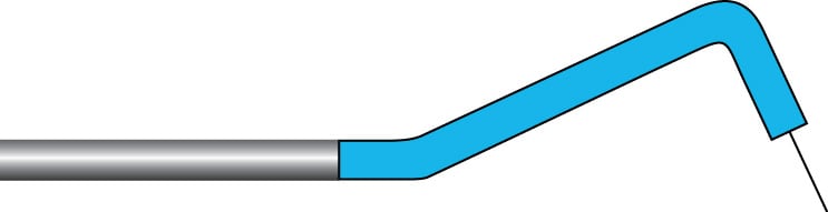 Elektrod Servotome Spets I22CA blå