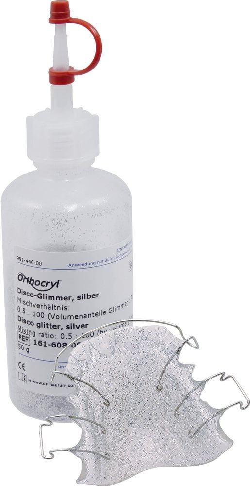 Orthocryl Disco-Glimmer silver 50g