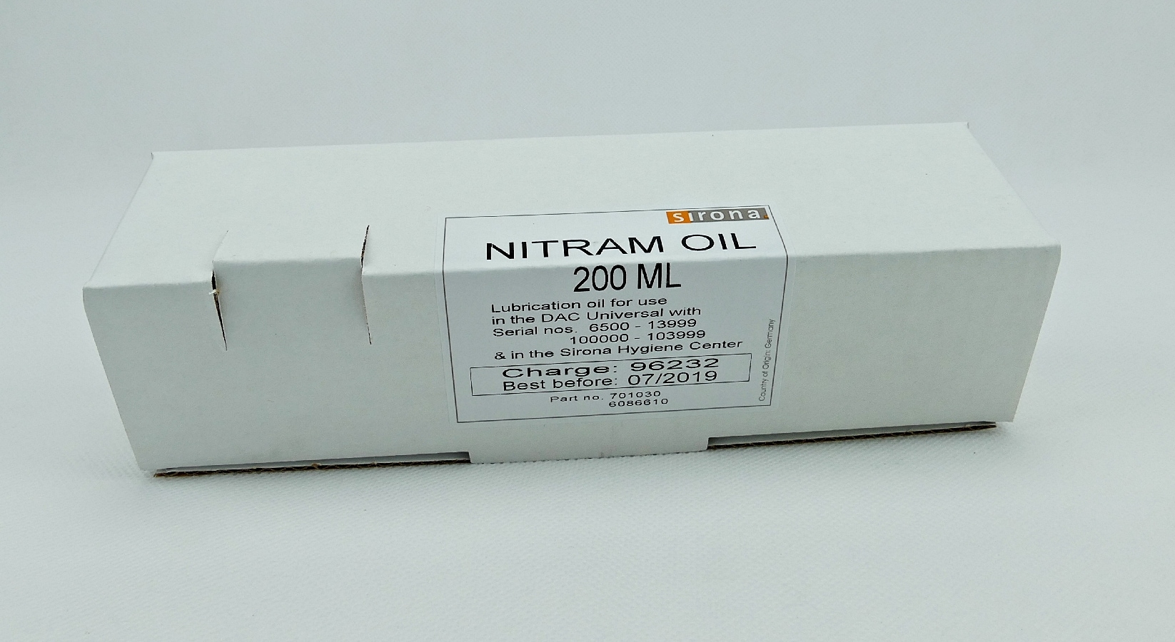DAC Nitram Olja vit 200ml