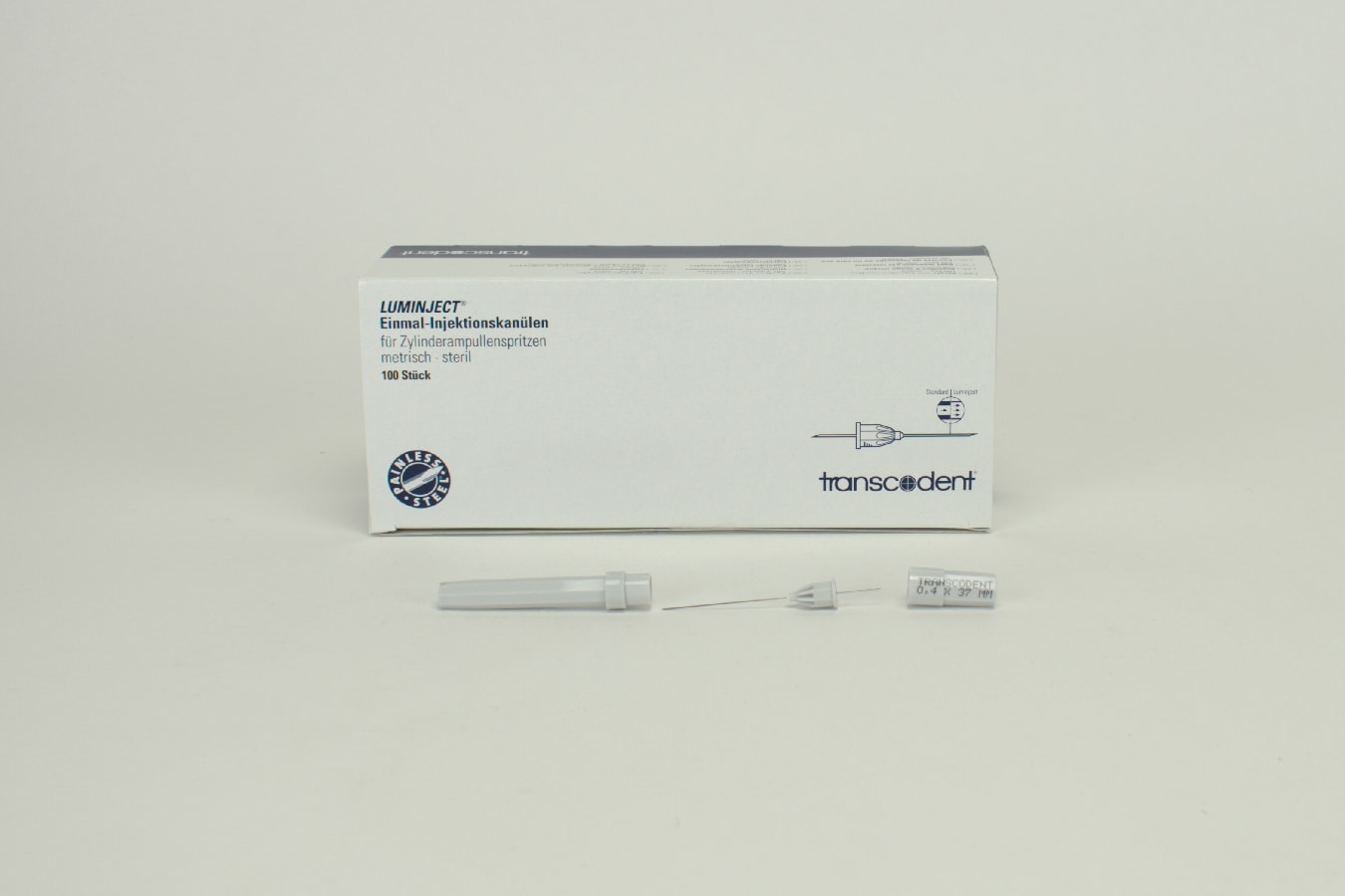 Injektionskanyl 27G 0,4x37mm Luminject 100st