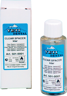 Yeti Spacer Klar 3µ 20ml