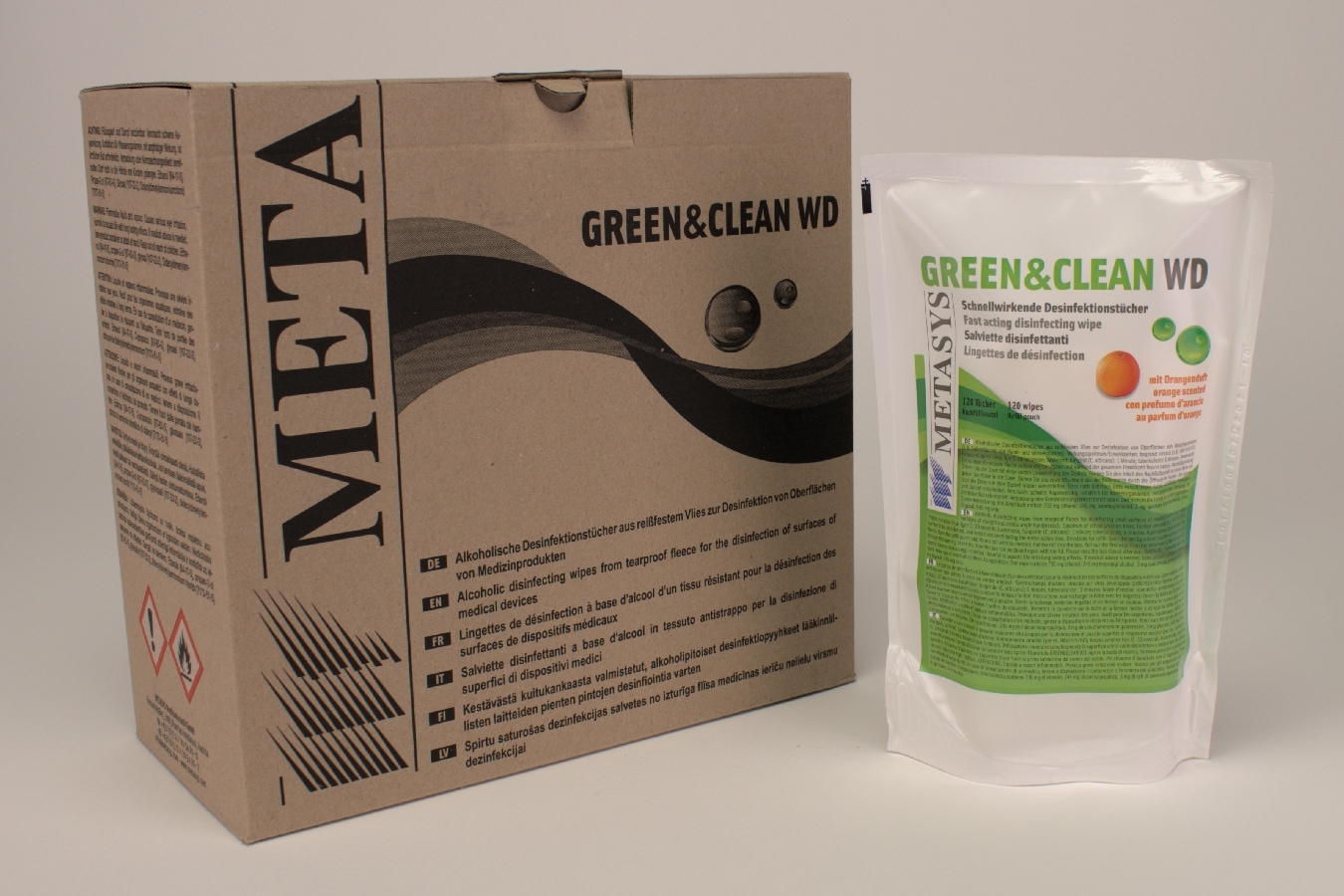 Green&Clean WD 6x120 wipes refill