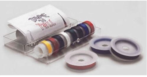 Tape'n tell Märktejp Orange Rulle