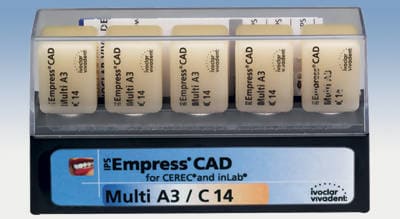 Empress CAD Cerec/InLab MU B1 I12 5St
