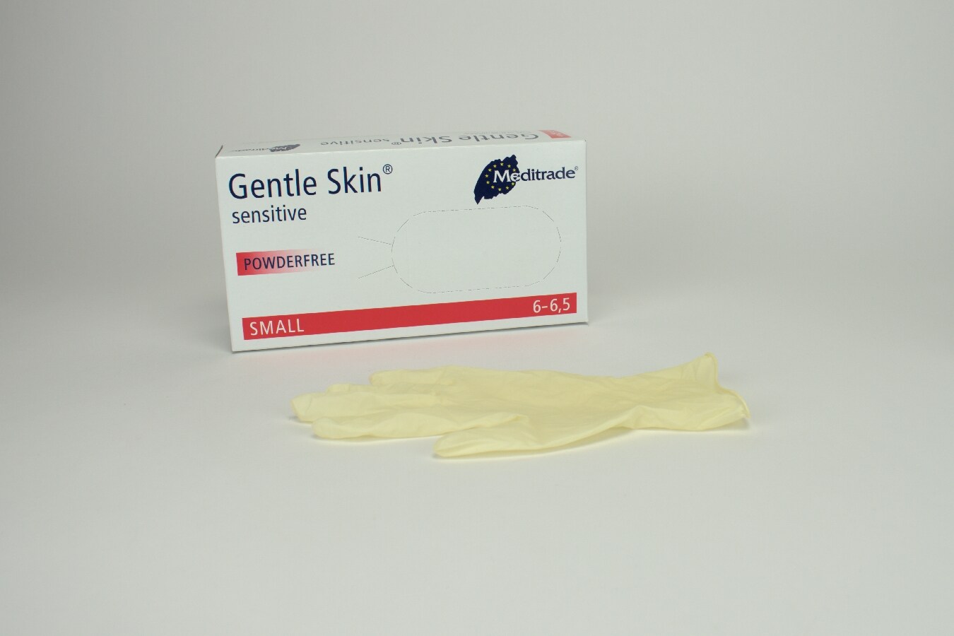 Handske Latex Gentle Skin Sensitive PF S 100st