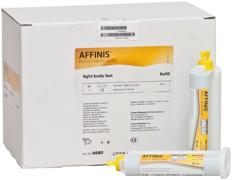 Affinis fast light body 20x50ml