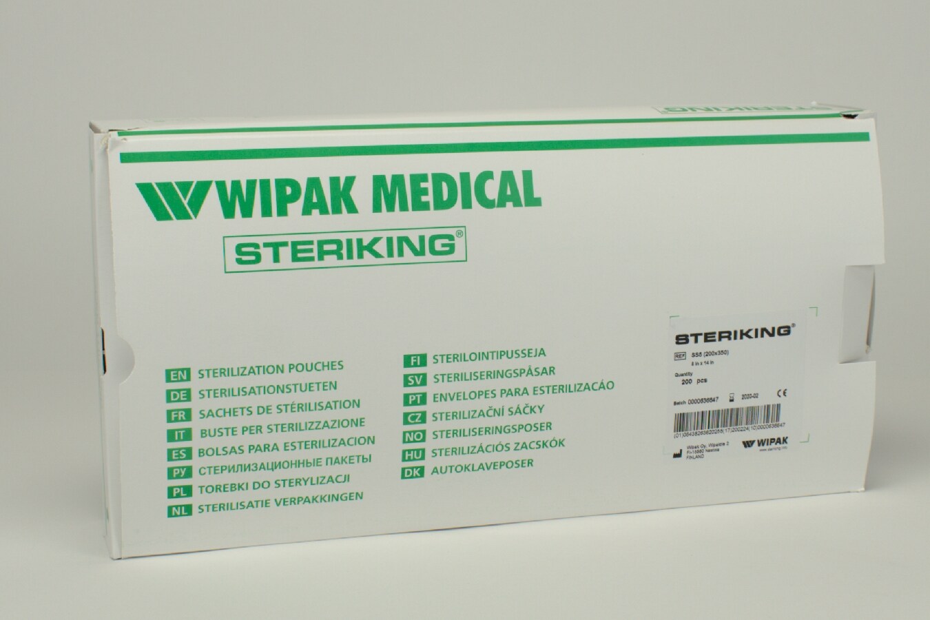 Autoklavpåse Steriking 200x350mm 200st