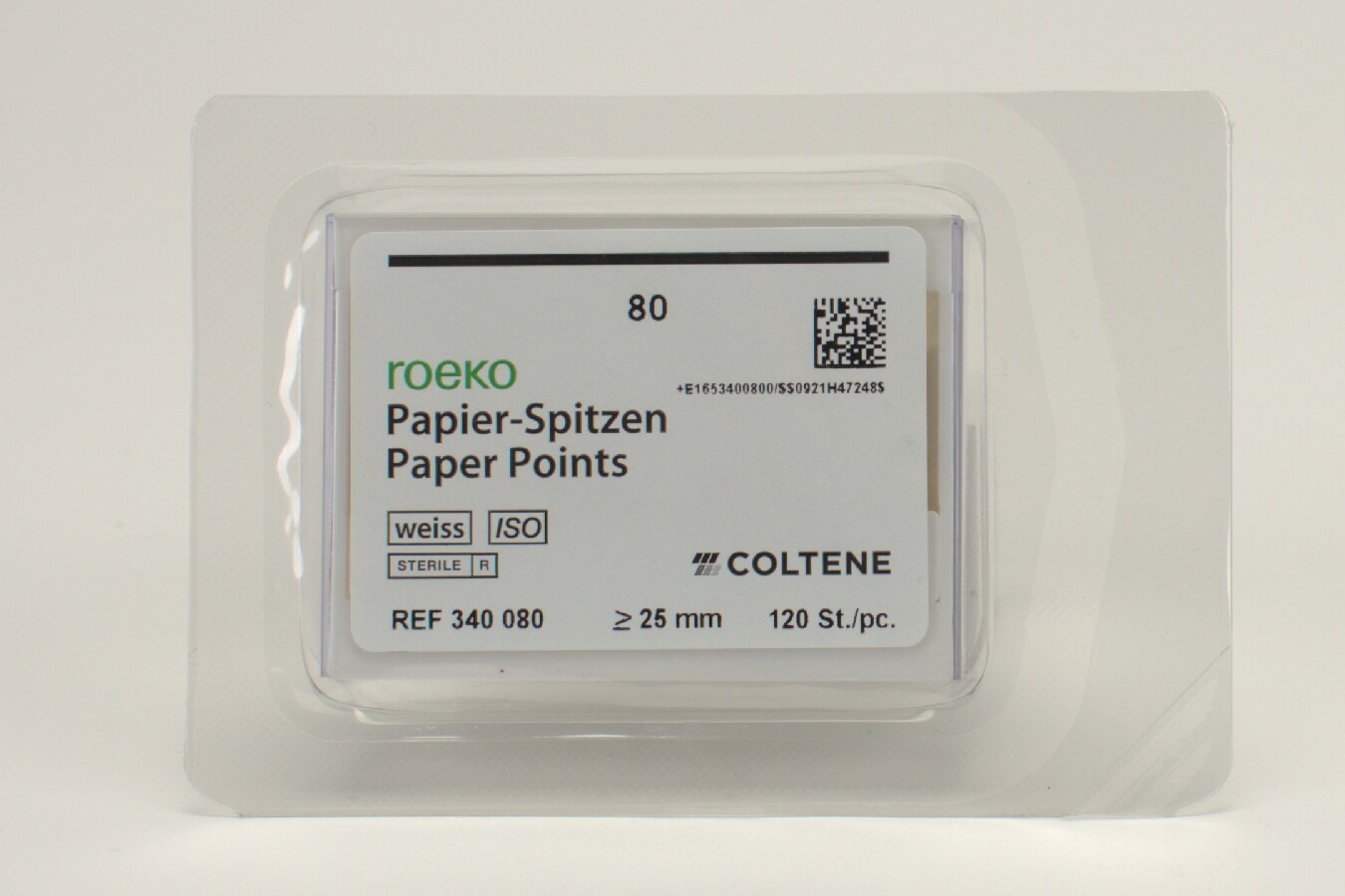 Pappersspets ofärgad ISO 80 120st