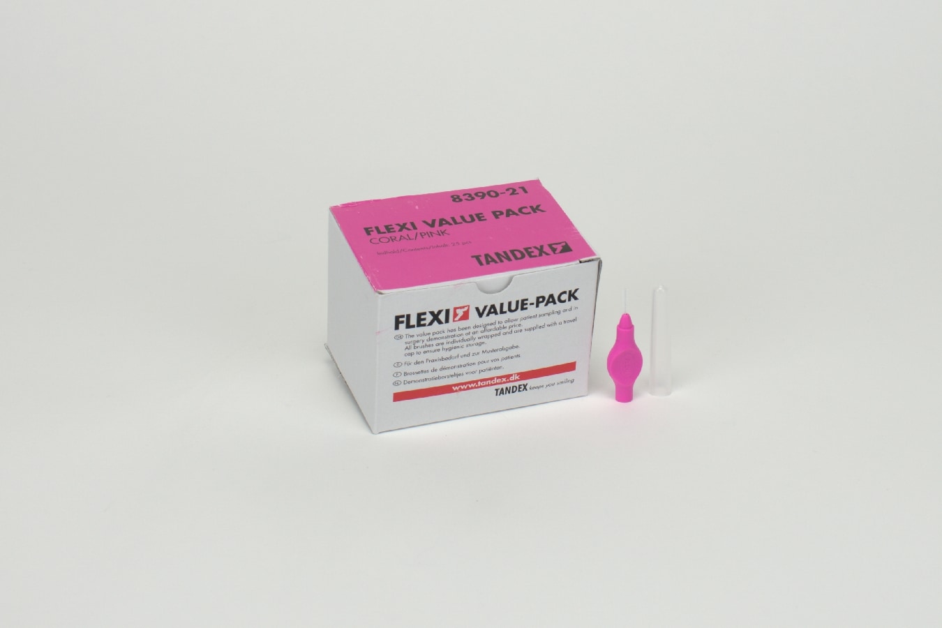 Mellanrumsborste FLEXI rosa 0,40mm 25st