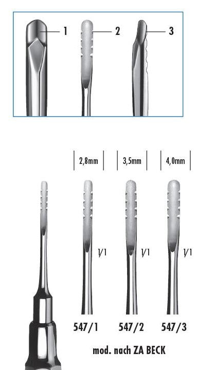 Rothävel enl Beck rak 4mm