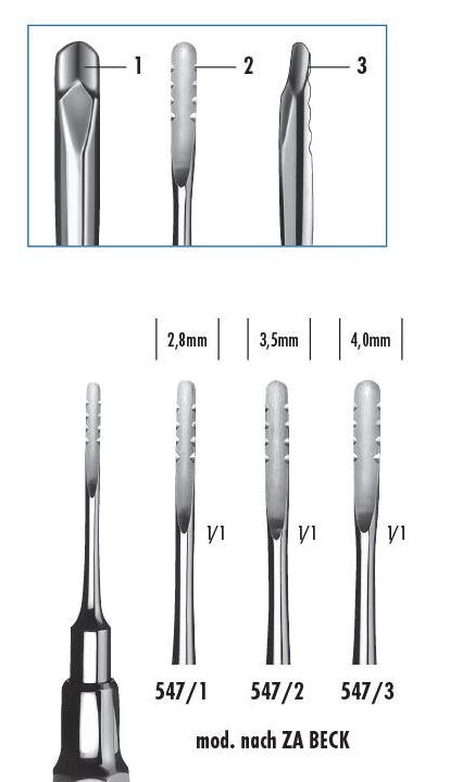 Rothävel enl Beck rak 3,5mm