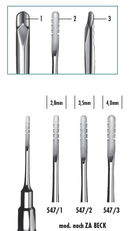 Rothävel enl Beck rak 3,5mm