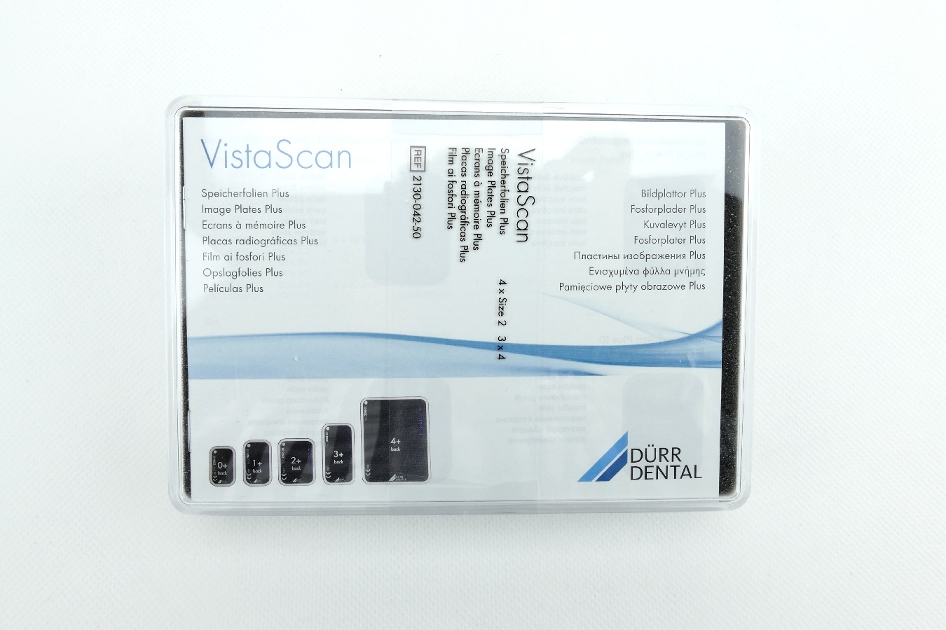 VistaScan bildplatta S2 plus 3x4 4st