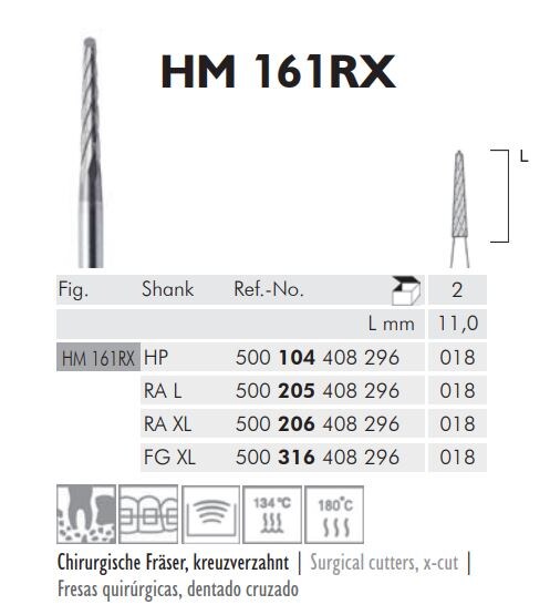 Hst Kirurgiborr HM 161RX 104 018 2st