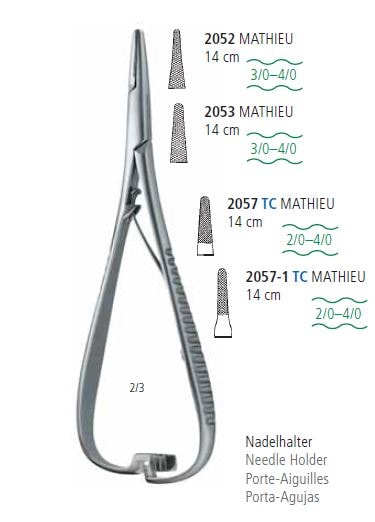 Nålförare Mathieu TC 14cm