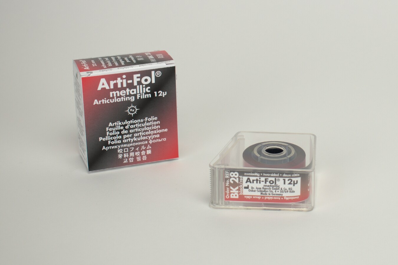 Arti-Fol Metallic Ds Svart/Röd 22mm BK28