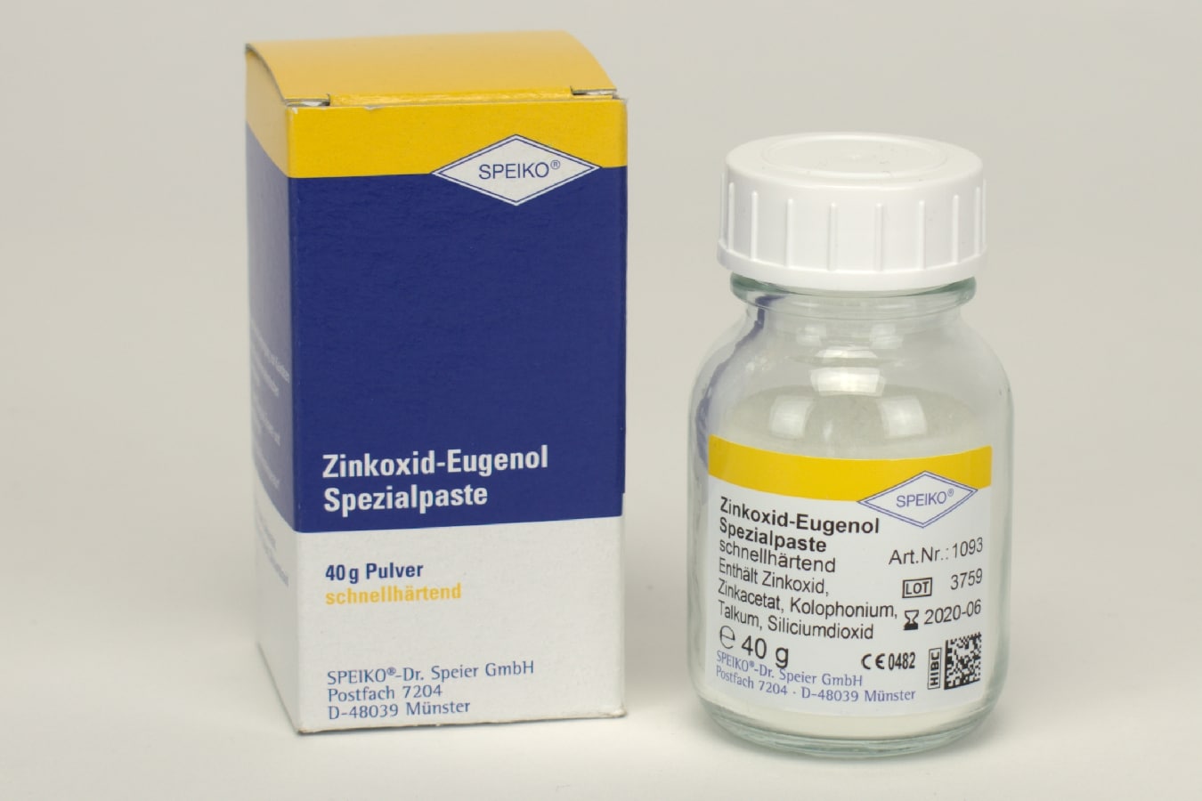 Zinkoxid/Eugenol SH Pulver 40g