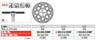 Diamantdisk H 353 220 C Diaflex