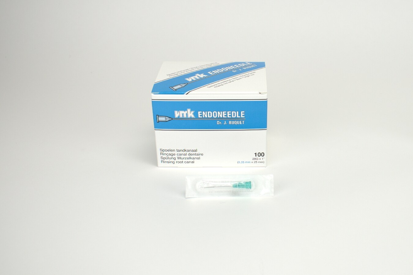 Spolkanyl 28G 0,35x25mm blå 100st