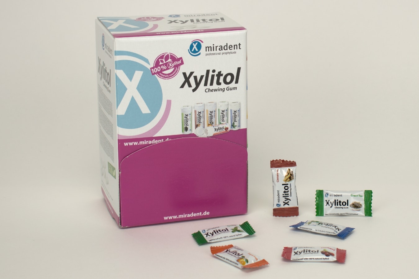 Miradent Xylitol Gum Sortiment 200st