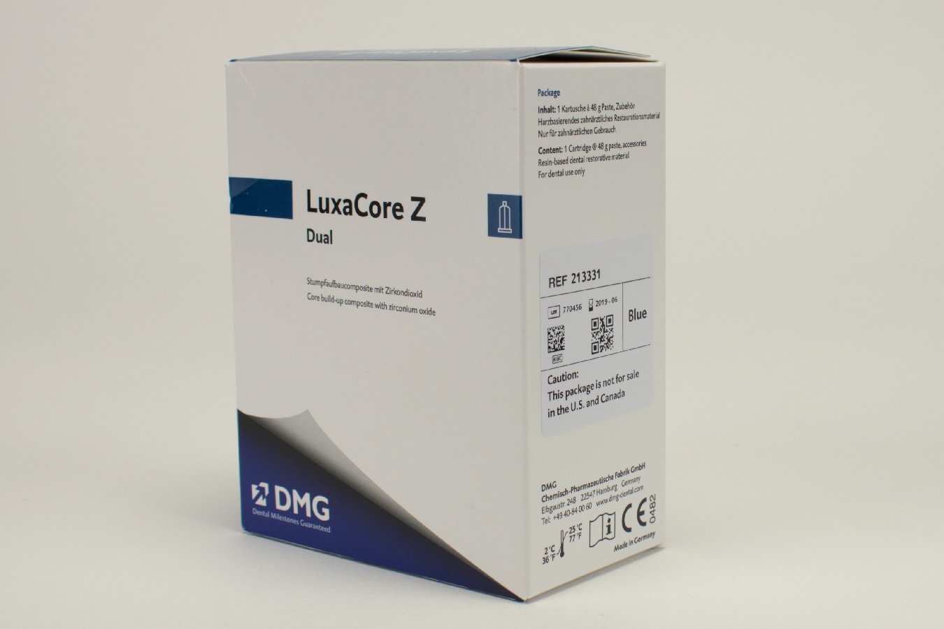 LuxaCore Z-Dual Automix blå 48g