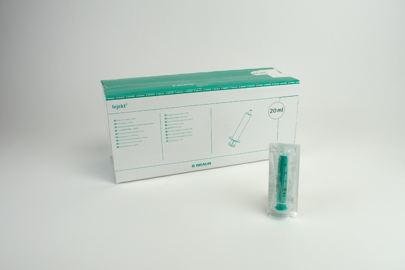 Spolspruta Luer 20ml 100st