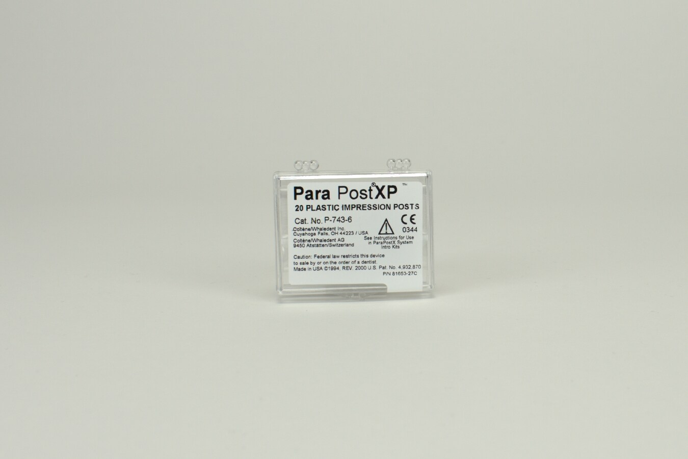 ParaPost XP Avtryckstift 1,50mm svart P743-6 20st