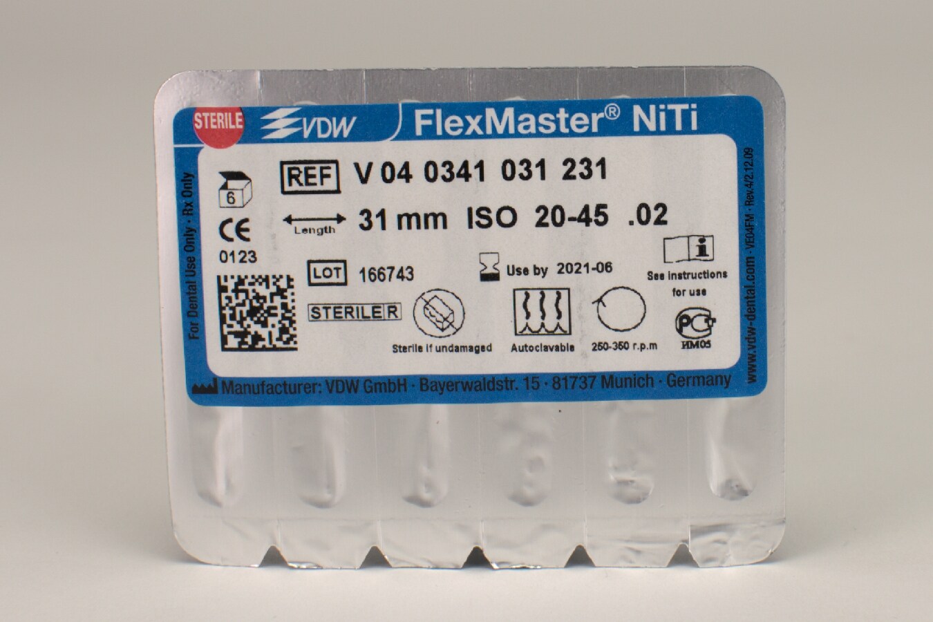 FlexMaster Taper 02 341/20-45 31mm 6st