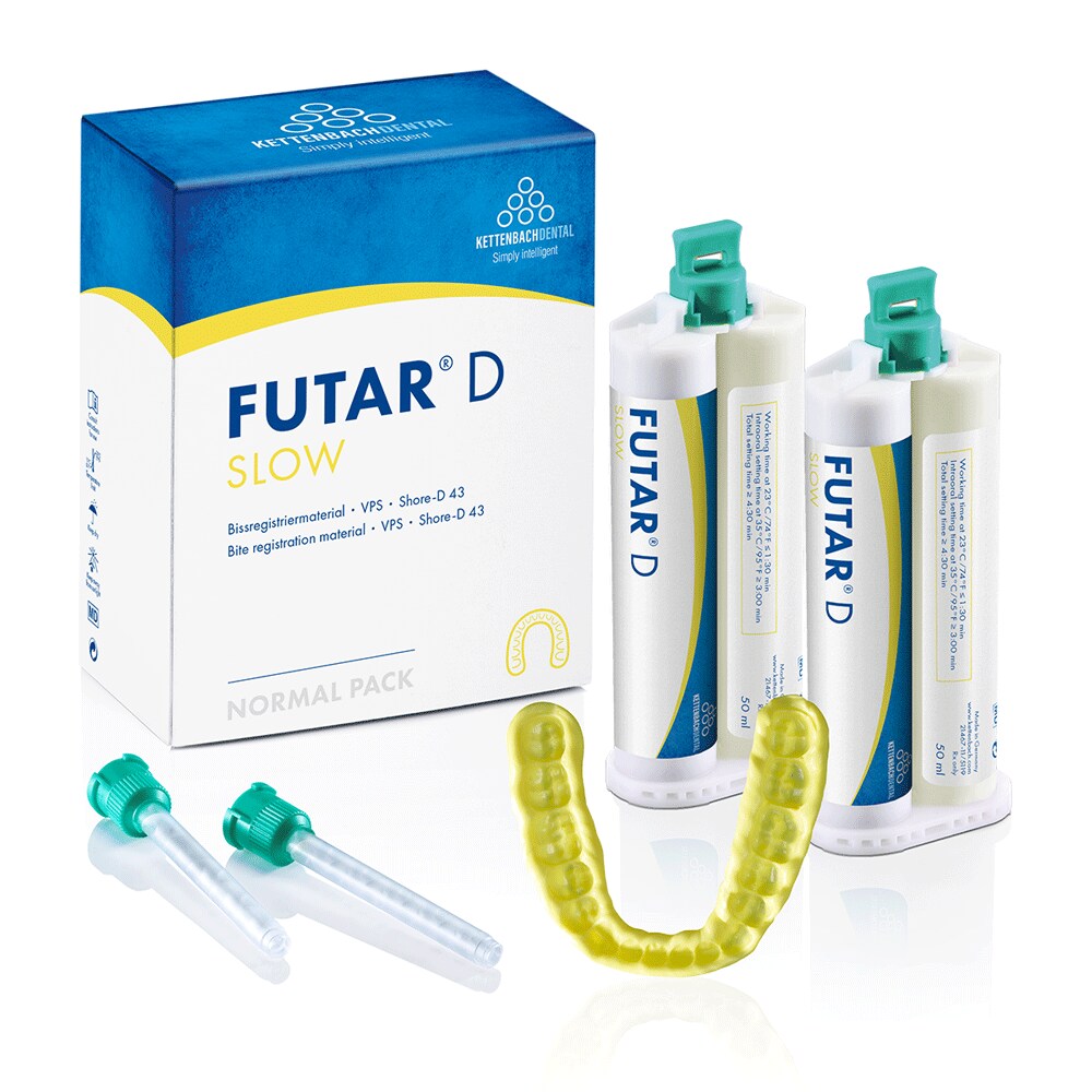 Futar D Slow 2x50ml+6 blandningspetsar