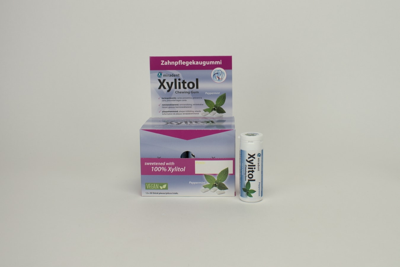 Miradent Xylitol Gum Peppermint 12x30st