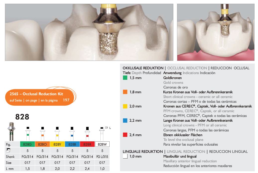 FG Diamantborr 828 O 017 5st