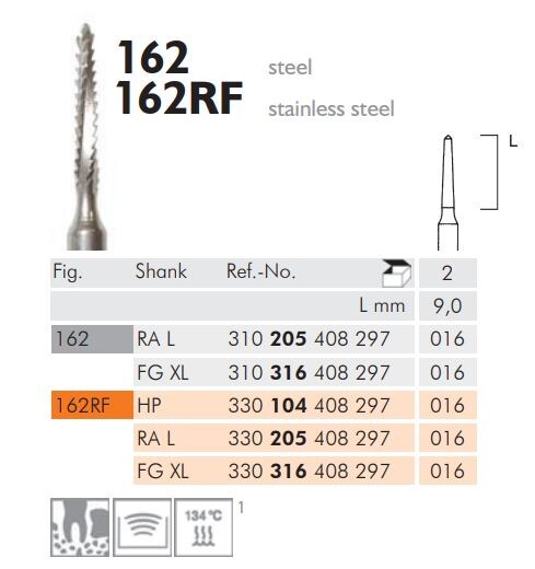 Hst Kirurgiborr 162RF 016 2st