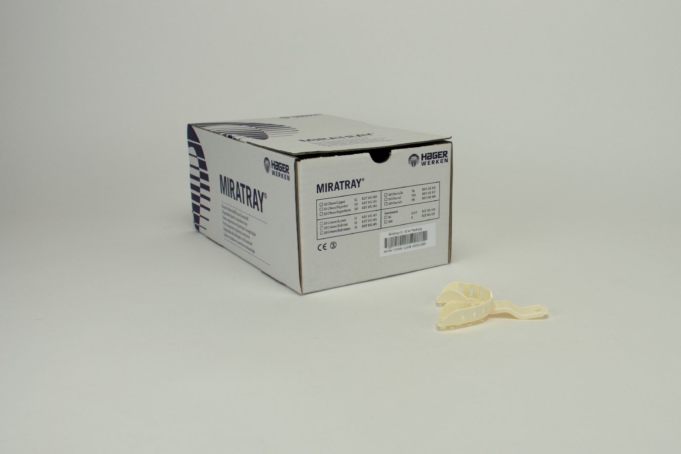 MiraTray avtryckssked I3 UK large 50st