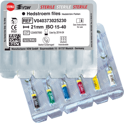 Hedströmsfil 21mm 35 steril 6st