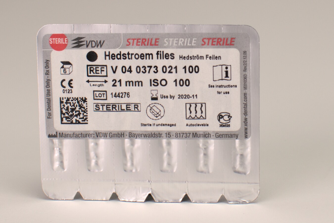 Hedströmsfil 21mm 100 steril 6st