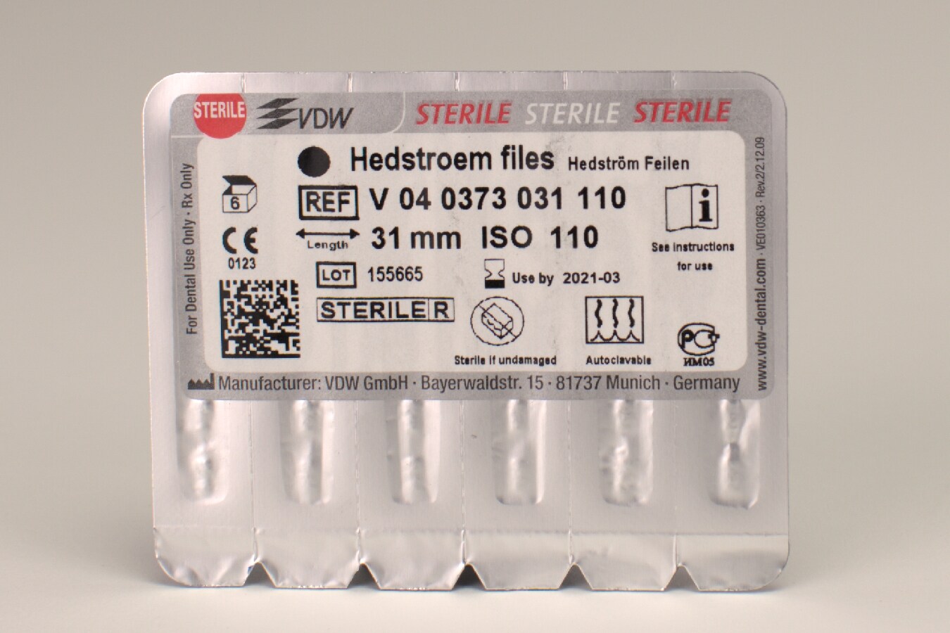 Hedströmsfil 31mm 110 steril 6st