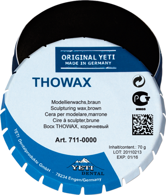 Yeti Thowax Modellieringsvax brun 70g