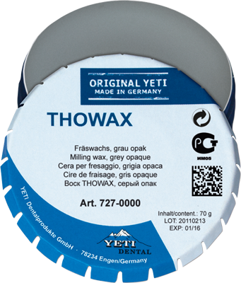 Yeti Thowax fräsvax grå 70g