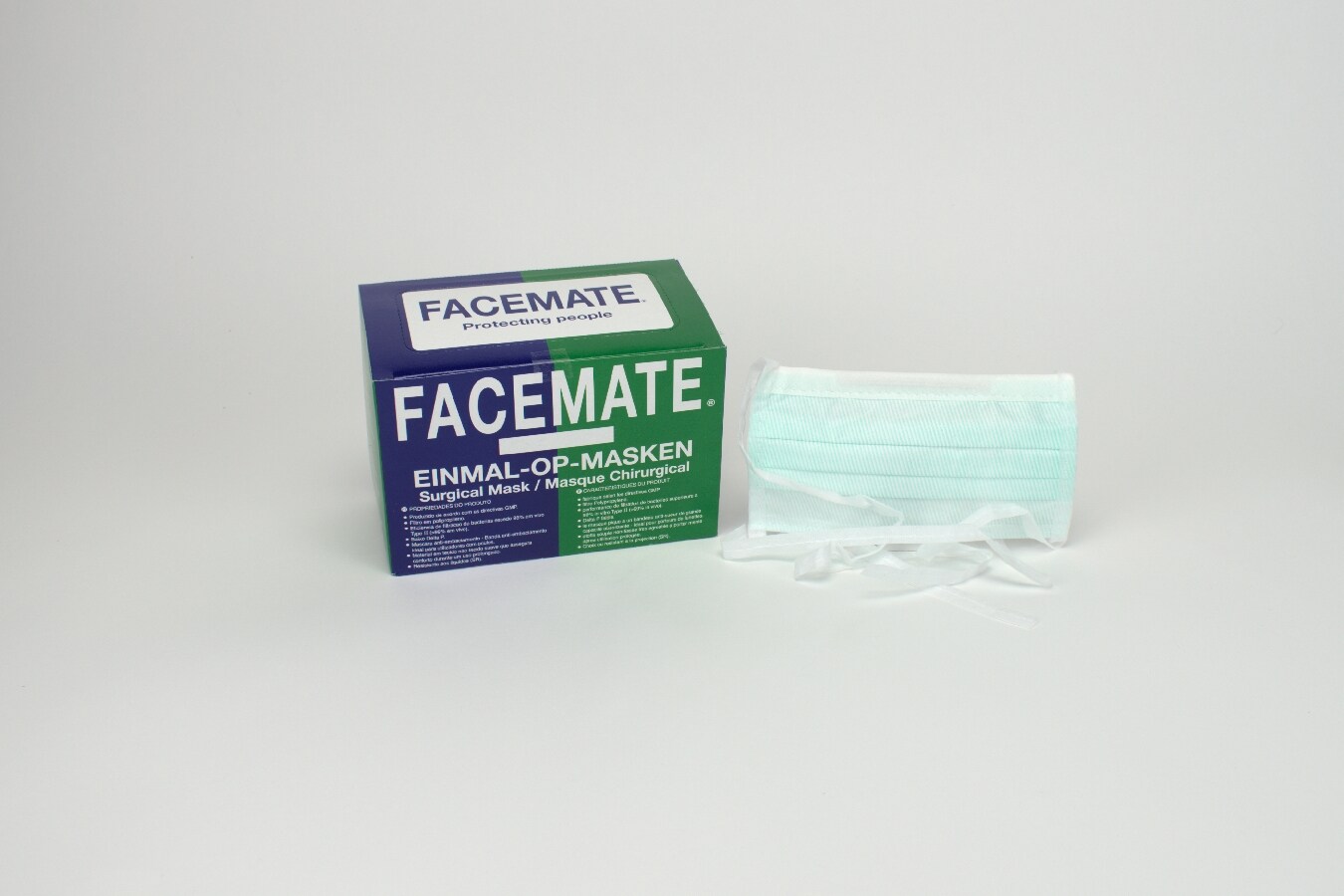 Munskydd Facemate >98% Knytband 6x50st