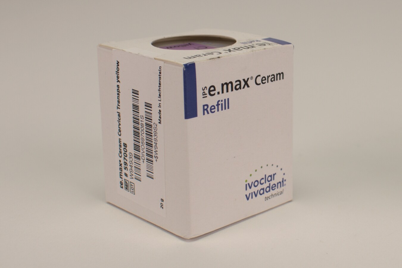 IPS e.max Ceram Cerv Transp Yellow 20g