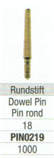 Dowel Pin rund 0219-18mm 1000st