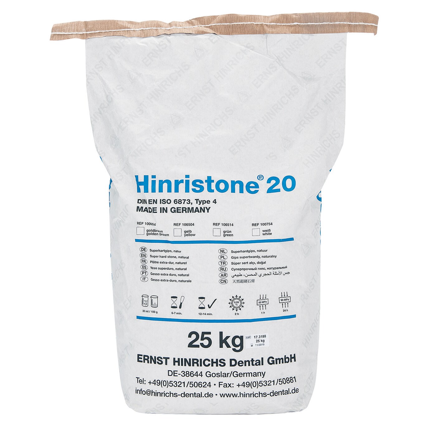 Hinristone 20 grön 25kg