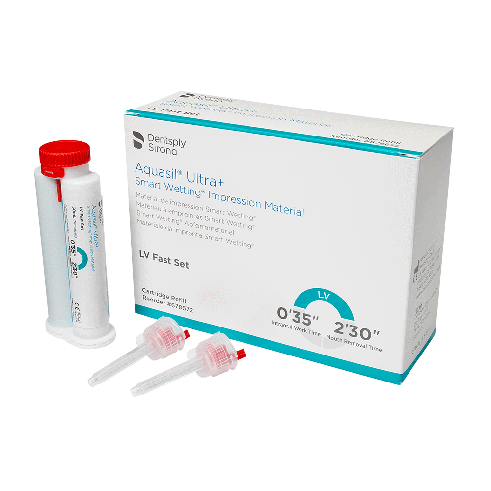 Aquasil Ultra+ LV Fast Set, 4 x 50 ml